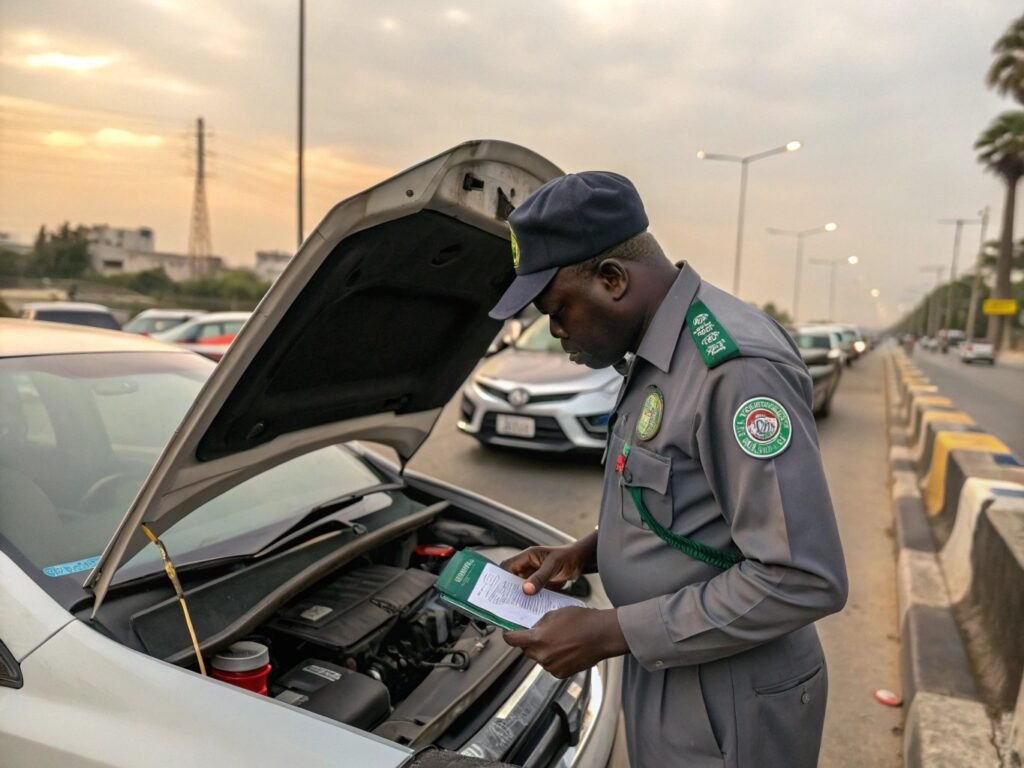 Nigeria Government Inspect car